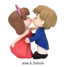Load image into Gallery viewer, 1 pair Cute Lovers Couple Figurines Miniature Craft with Guitar Ornament Fairy Garden Decor home decoration accessories