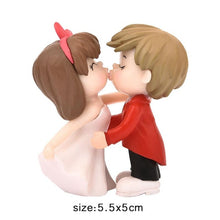 Load image into Gallery viewer, 1 pair Cute Lovers Couple Figurines Miniature Craft with Guitar Ornament Fairy Garden Decor home decoration accessories