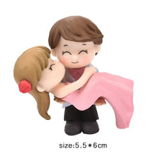 Load image into Gallery viewer, 1 pair Cute Lovers Couple Figurines Miniature Craft with Guitar Ornament Fairy Garden Decor home decoration accessories